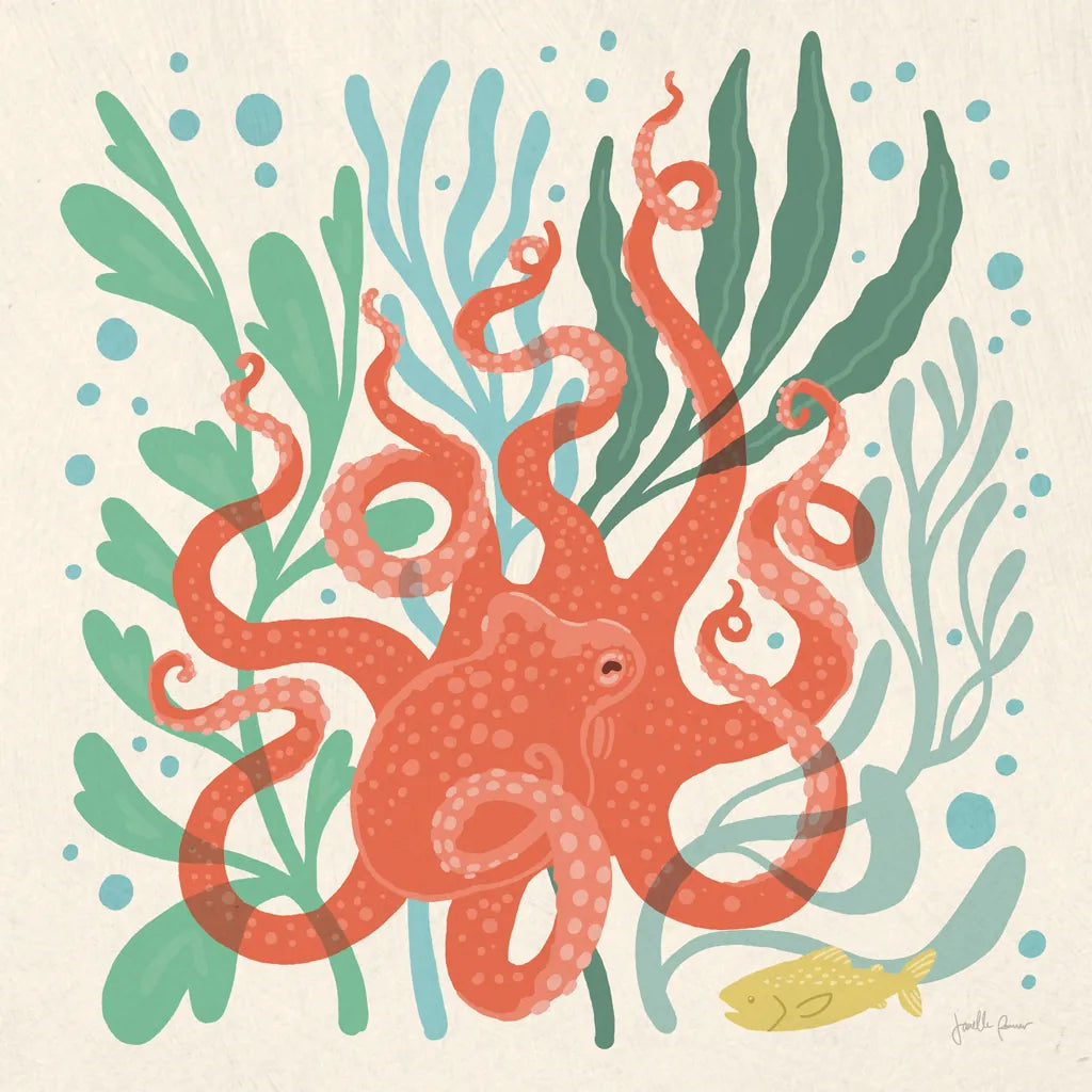 Under the Sea III by Janelle Penner. SKU 69206a. Archival Giclee Fine art print for wall decor.