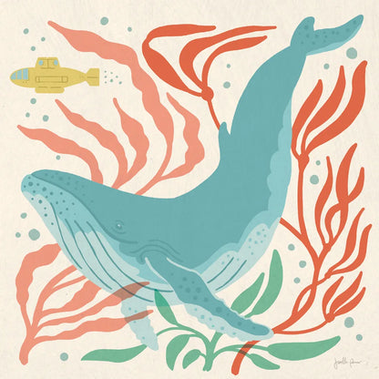 Under the Sea V by Janelle Penner. SKU 69208a. Archival Giclee Fine art print for wall decor.