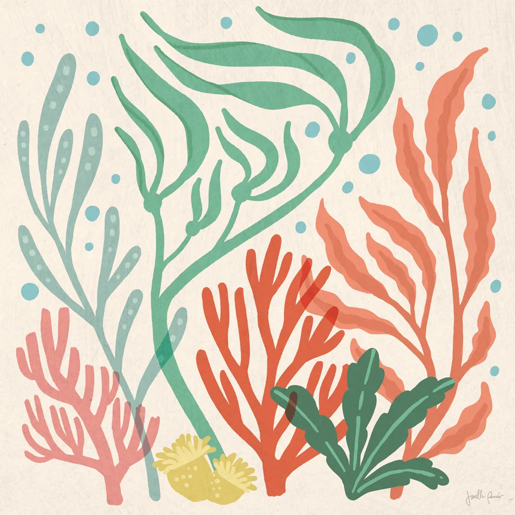 Under the Sea VI by Janelle Penner. SKU 69209a. Archival Giclee Fine art print for wall decor.