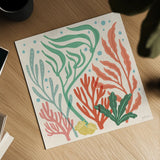 Under the Sea VI by Janelle Penner. Shown as a detailed flat fine art print, highlighting archival giclee quality. Available as an archival giclee rolled canvas, fine art paper, or poster print. SKU 69209a.