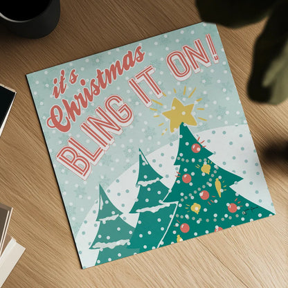 Vintage Christmas IX by Janelle Penner. Shown as a detailed flat fine art print, highlighting archival giclee quality. Available as an archival giclee rolled canvas, fine art paper, or poster print. SKU 50979a.