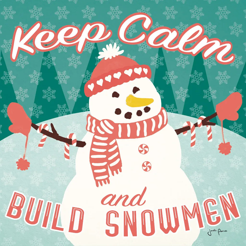 Vintage Christmas VII by Janelle Penner. SKU 50977a. Archival Giclee Fine art print for wall decor.