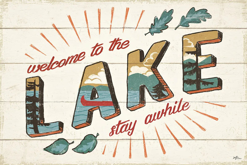 Vintage Lake I by Janelle Penner. SKU 42250i. Archival Giclee Fine art print for wall decor.