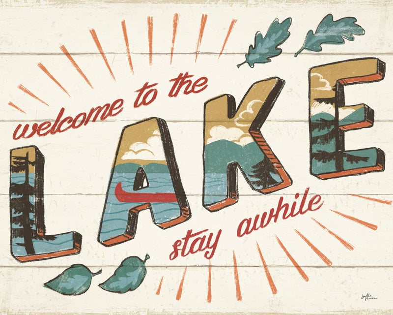 Vintage Lake I Crop by Janelle Penner
