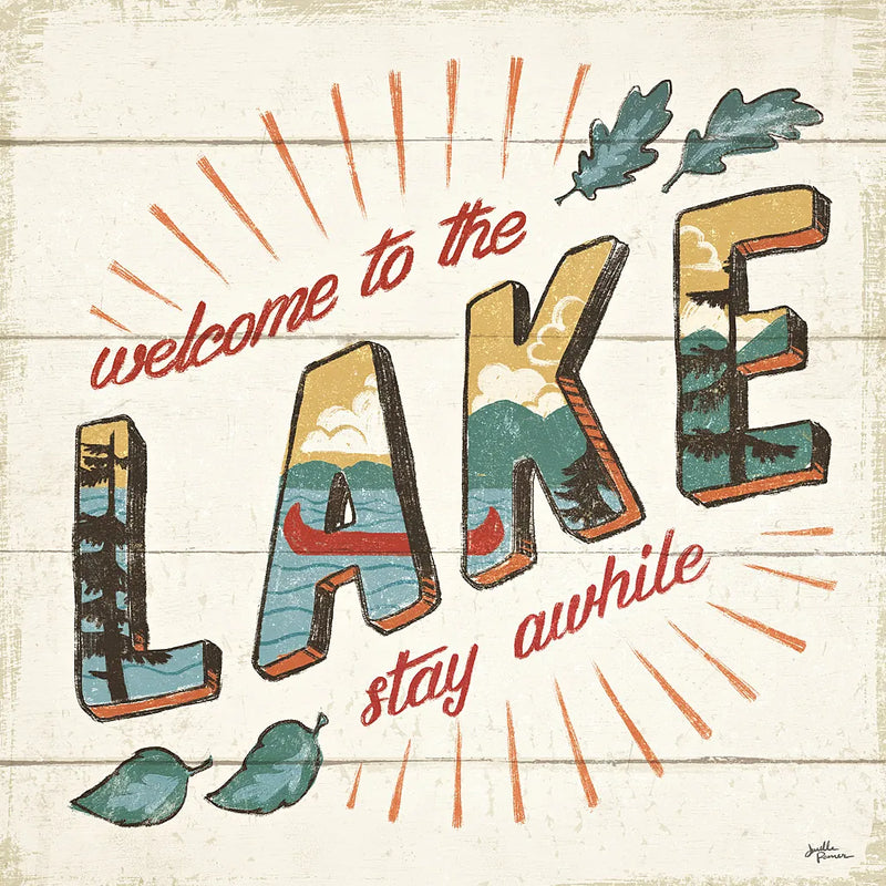 Vintage Lake II by Janelle Penner. SKU 42251a. Archival Giclee Fine art print for wall decor.