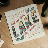 Vintage Lake II by Janelle Penner. Shown as a detailed flat fine art print, highlighting archival giclee quality. Available as an archival giclee rolled canvas, fine art paper, or poster print. SKU 42251a.