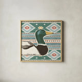 Vintage Lake VIII by Janelle Penner. Shown in a natural wood glass frame for a timeless modern aesthetic. Available as an archival giclee rolled canvas, fine art paper, or poster print. SKU 42257a.