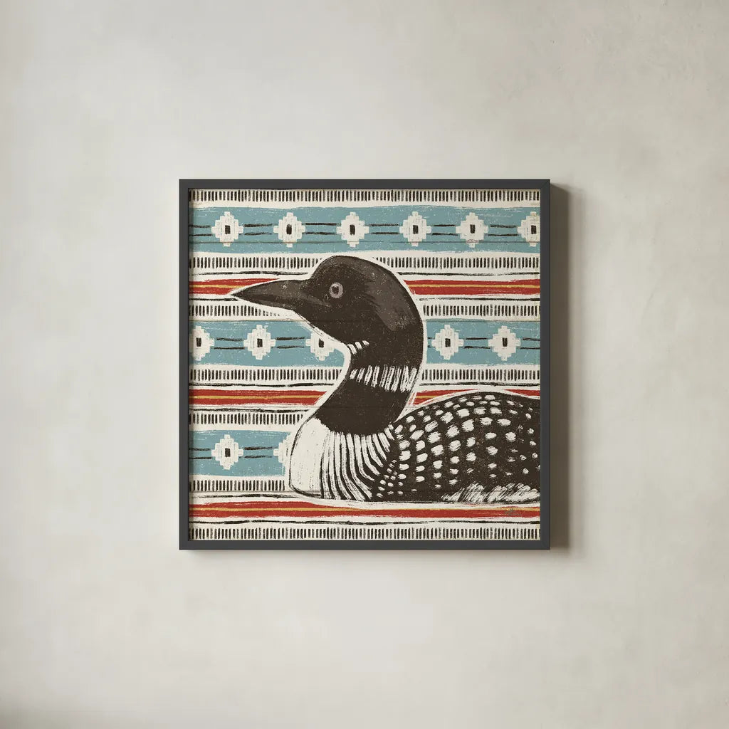 Vintage Lake XI by Janelle Penner. Shown in a sleek black glass frame for a contemporary gallery look. Available as an archival giclee rolled canvas, fine art paper, or poster print. SKU 42260a.