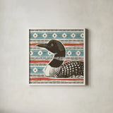 Vintage Lake XI by Janelle Penner. Shown in a crisp white glass frame for a clean and minimalist style. Available as an archival giclee rolled canvas, fine art paper, or poster print. SKU 42260a.