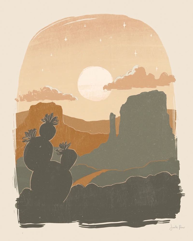Warm Desert I by Janelle Penner