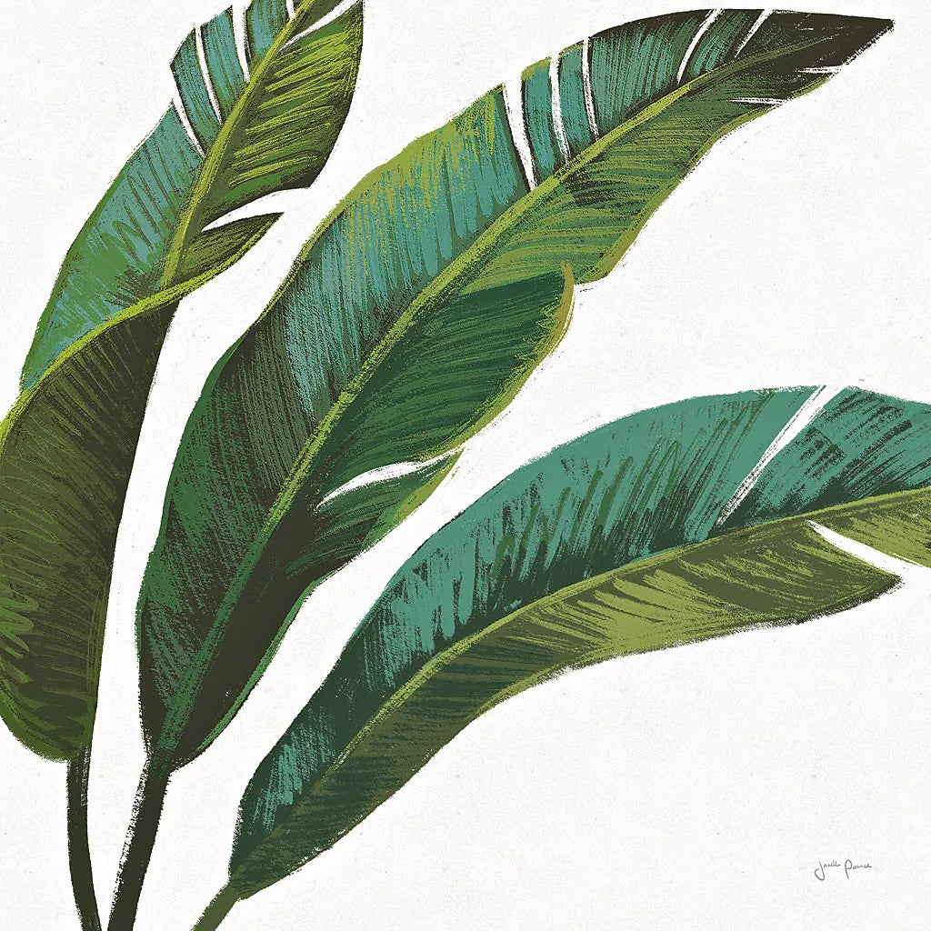 Welcome to Paradise XI on White by Janelle Penner. SKU 31551a. Archival Giclee Fine art print for wall decor.