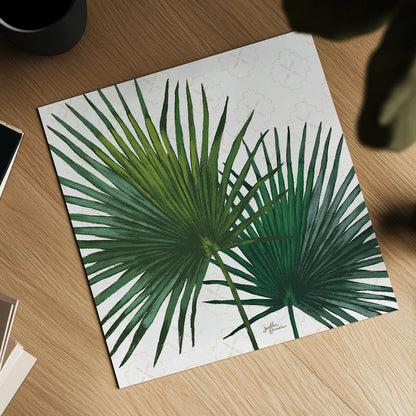 Welcome to Paradise XII by Janelle Penner. Shown as a detailed flat fine art print, highlighting archival giclee quality. Available as an archival giclee rolled canvas, fine art paper, or poster print. SKU 30415a.