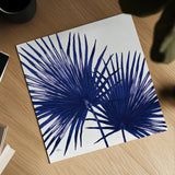 Welcome to Paradise XII Indigo by Janelle Penner. Shown as a detailed flat fine art print, highlighting archival giclee quality. Available as an archival giclee rolled canvas, fine art paper, or poster print. SKU 34078a.