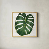 Welcome to Paradise XIII by Janelle Penner. Shown in a natural wood glass frame for a timeless modern aesthetic. Available as an archival giclee rolled canvas, fine art paper, or poster print. SKU 30416a.
