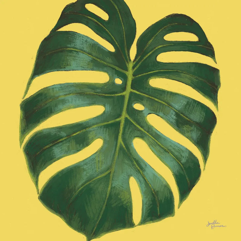 Welcome to Paradise XIII Yellow by Janelle Penner. SKU 55554a. Archival Giclee Fine art print for wall decor.