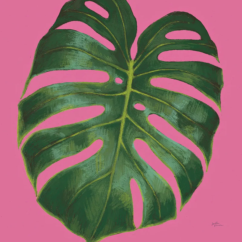 Welcome to Paradise XIII on Pink by Janelle Penner. SKU 33299a. Archival Giclee Fine art print for wall decor.