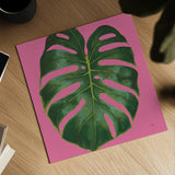 Welcome to Paradise XIII on Pink by Janelle Penner. Shown as a detailed flat fine art print, highlighting archival giclee quality. Available as an archival giclee rolled canvas, fine art paper, or poster print. SKU 33299a.