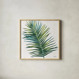 Welcome to Paradise XIV by Janelle Penner. Shown in a natural wood glass frame for a timeless modern aesthetic. Available as an archival giclee rolled canvas, fine art paper, or poster print. SKU 30417a.