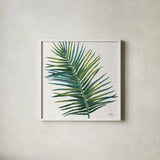 Welcome to Paradise XIV by Janelle Penner. Shown in a crisp white glass frame for a clean and minimalist style. Available as an archival giclee rolled canvas, fine art paper, or poster print. SKU 30417a.