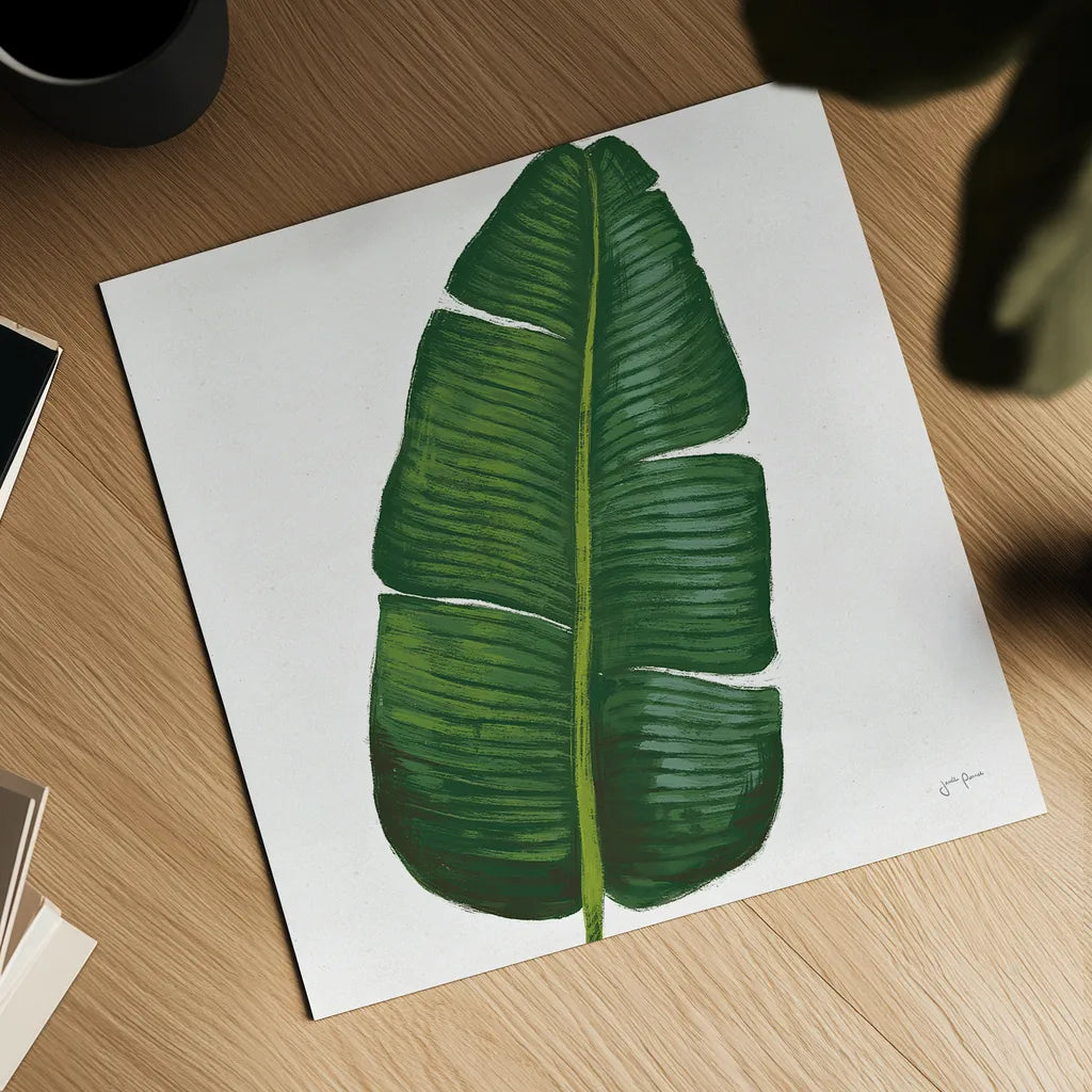 Welcome to Paradise XV on White by Janelle Penner. Shown as a detailed flat fine art print, highlighting archival giclee quality. Available as an archival giclee rolled canvas, fine art paper, or poster print. SKU 31553a.