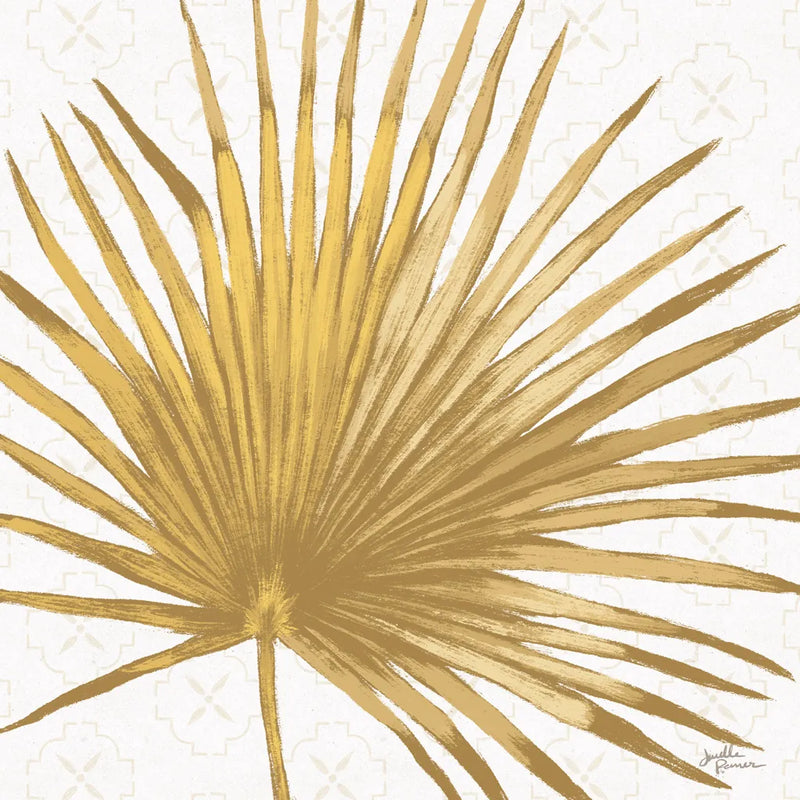 Welcome to Paradise XVI Gold by Janelle Penner. SKU 55648a. Archival Giclee Fine art print for wall decor.
