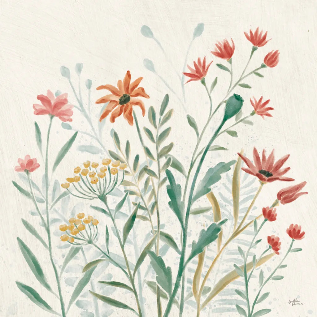 Wildflower Vibes II by Janelle Penner. SKU 74610a. Archival Giclee Fine art print for wall decor.