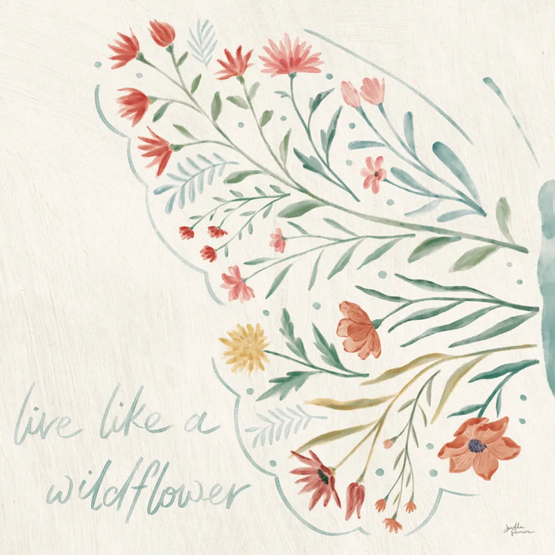 Wildflower Vibes VI by Janelle Penner. SKU 74614a. Archival Giclee Fine art print for wall decor.