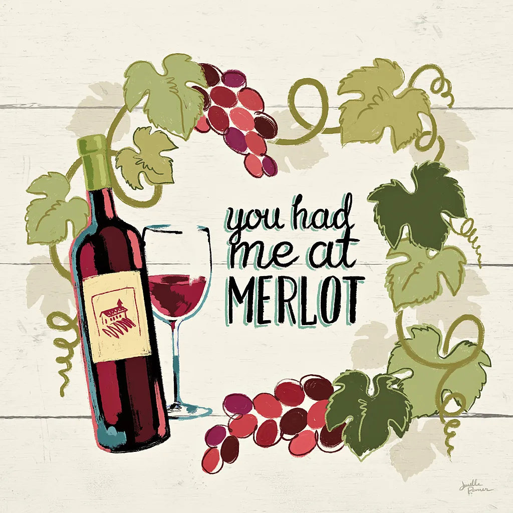 Wine and Friends II by Janelle Penner. SKU 33284a. Archival Giclee Fine art print for wall decor.