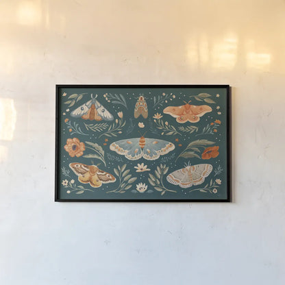 Winged Study I by Janelle Penner. shown as a paper print in a black flame. Available as a archival giclee rolled canvas, fine art paper, or poster print. SKU 62893i.