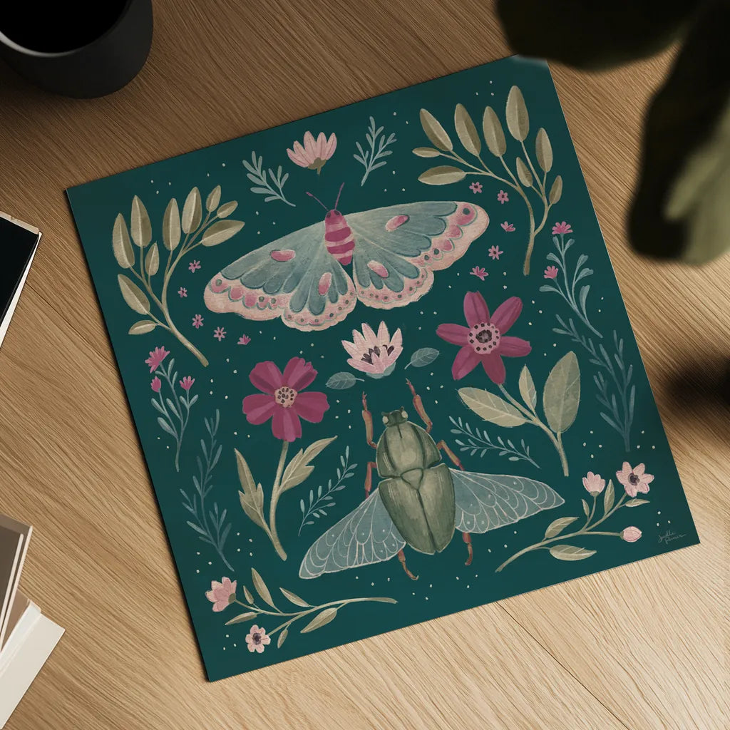 Winged Study III Plum by Janelle Penner. Shown as a detailed flat fine art print, highlighting archival giclee quality. Available as an archival giclee rolled canvas, fine art paper, or poster print. SKU 64061a.