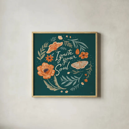 Winged Study IV by Janelle Penner. Shown in a natural wood glass frame for a timeless modern aesthetic. Available as an archival giclee rolled canvas, fine art paper, or poster print. SKU 62896a.