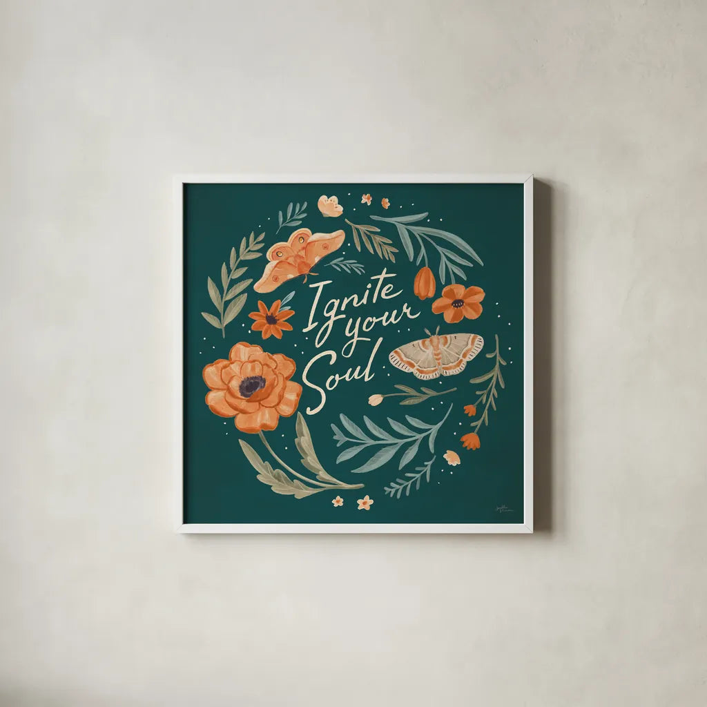 Winged Study IV by Janelle Penner. Shown in a crisp white glass frame for a clean and minimalist style. Available as an archival giclee rolled canvas, fine art paper, or poster print. SKU 62896a.