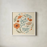 Winged Study IV Cream by Janelle Penner. Shown in a crisp white glass frame for a clean and minimalist style. Available as an archival giclee rolled canvas, fine art paper, or poster print. SKU 67028a.
