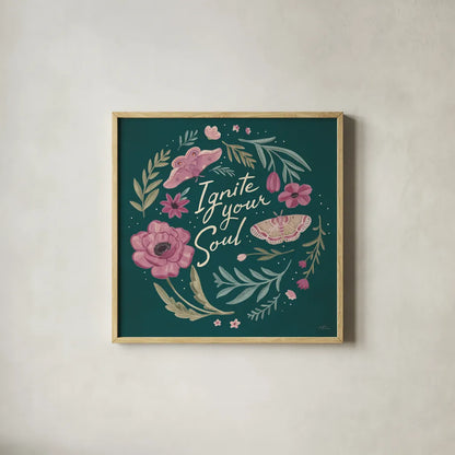 Winged Study IV Plum by Janelle Penner. Shown in a natural wood glass frame for a timeless modern aesthetic. Available as an archival giclee rolled canvas, fine art paper, or poster print. SKU 64062a.