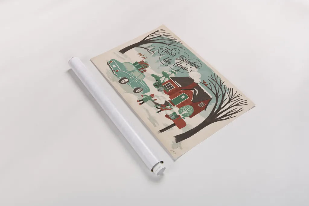 Winter Bliss I by Janelle Penner. shown as a rolled paper print. Available as archival giclee rolled canvas, fine art paper, or poster print. SKU 63556i.