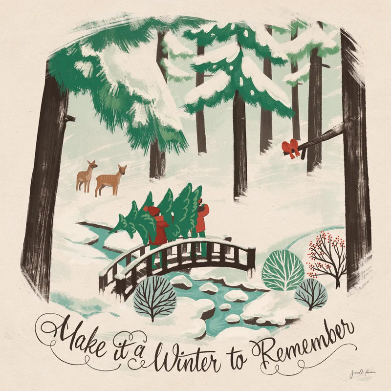 Winter Bliss II by Janelle Penner. SKU 63557a. Archival Giclee Fine art print for wall decor.