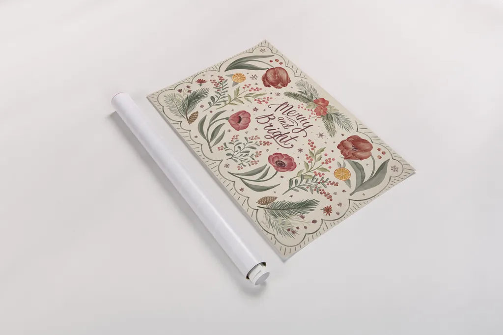 Winter Blooms I by Janelle Penner. shown as a rolled paper print. Available as archival giclee rolled canvas, fine art paper, or poster print. SKU 70767i.