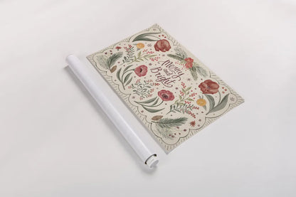 Winter Blooms I by Janelle Penner. shown as a rolled paper print. Available as archival giclee rolled canvas, fine art paper, or poster print. SKU 70767i.