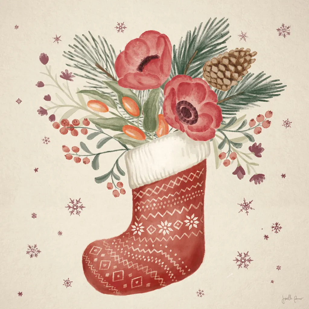 Winter Blooms V by Janelle Penner. SKU 70771a. Archival Giclee Fine art print for wall decor.