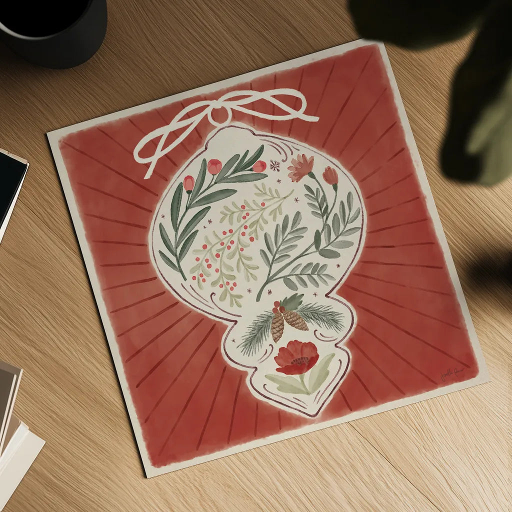 Winter Blooms VI by Janelle Penner. Shown as a detailed flat fine art print, highlighting archival giclee quality. Available as an archival giclee rolled canvas, fine art paper, or poster print. SKU 70772a.