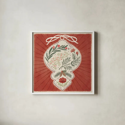 Winter Blooms VI by Janelle Penner. Shown in a crisp white glass frame for a clean and minimalist style. Available as an archival giclee rolled canvas, fine art paper, or poster print. SKU 70772a.