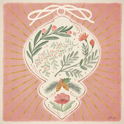 Winter Blooms VI Pink by Janelle Penner. SKU 75139a. Archival Giclee Fine art print for wall decor.