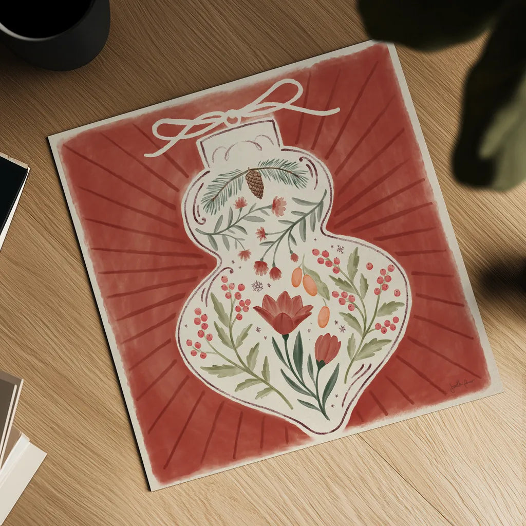 Winter Blooms VII by Janelle Penner. Shown as a detailed flat fine art print, highlighting archival giclee quality. Available as an archival giclee rolled canvas, fine art paper, or poster print. SKU 70773a.