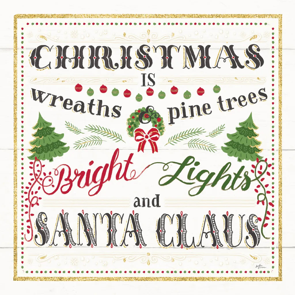 Winter Wonderland VI Shiplap by Janelle Penner. SKU 37373a. Archival Giclee Fine art print for wall decor.