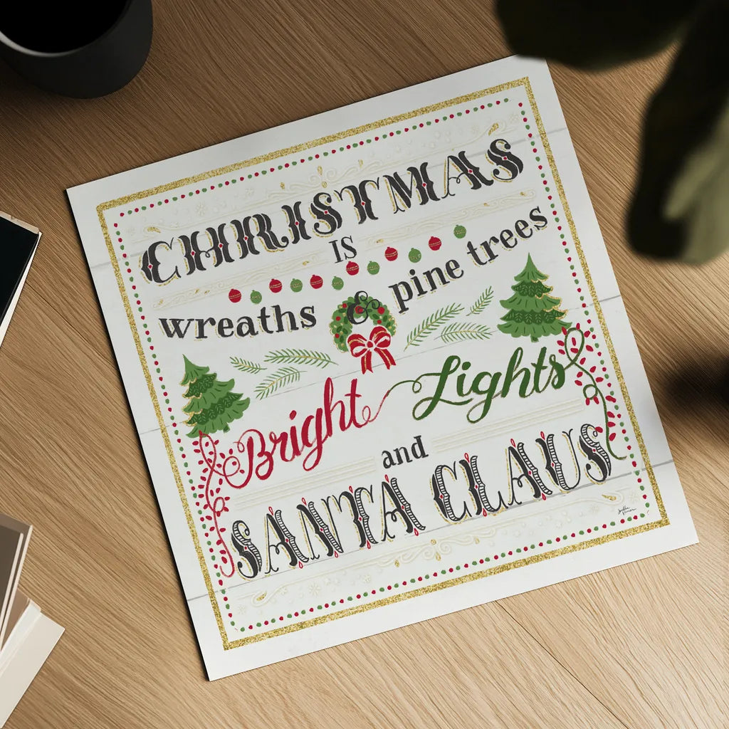 Winter Wonderland VI Shiplap by Janelle Penner. Shown as a detailed flat fine art print, highlighting archival giclee quality. Available as an archival giclee rolled canvas, fine art paper, or poster print. SKU 37373a.