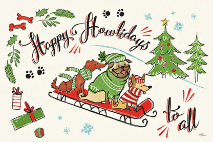 Winter Wooferland I by Janelle Penner. SKU 36033i. Archival Giclee Fine art print for wall decor.