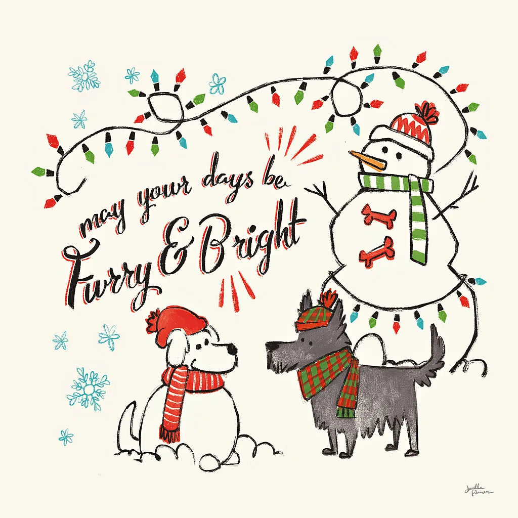 Winter Wooferland III by Janelle Penner. SKU 36035a. Archival Giclee Fine art print for wall decor.