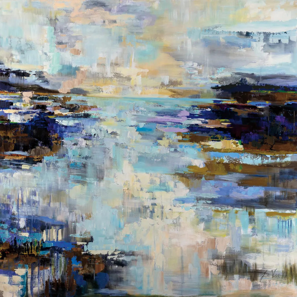 Abstract Morning by Jeanette Vertentes. SKU 72612a. Archival Giclee Fine art print for wall decor.