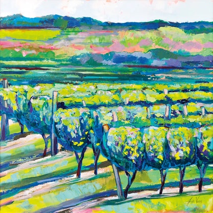 All in a Row by Jeanette Vertentes. SKU 70557a. Archival Giclee Fine art print for wall decor.