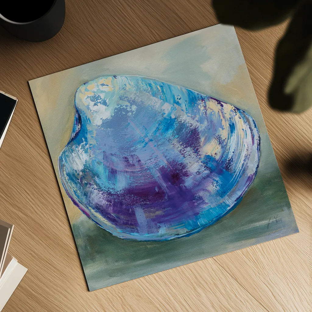 Beach Comber II by Jeanette Vertentes. Shown as a detailed flat fine art print, highlighting archival giclee quality. Available as an archival giclee rolled canvas, fine art paper, or poster print. SKU 78750a.